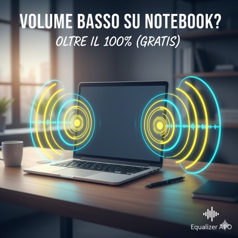 Volume basso sul Notebook? Ecco come aumentarlo oltre il 100%