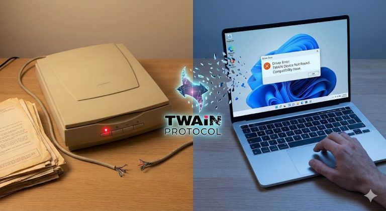 Vecchio scanner su nuovo PC? Ecco perché il protocollo TWAIN sta diventando un incubo.