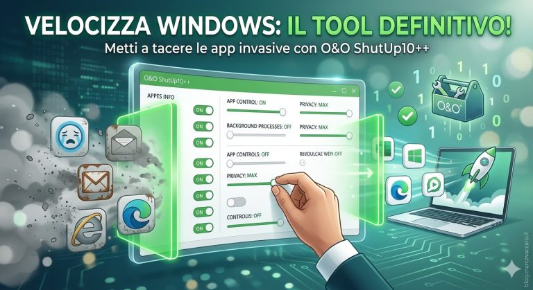 O&O ShutUp10++: riprendere il controllo di Windows con un’interfaccia a prova di errore