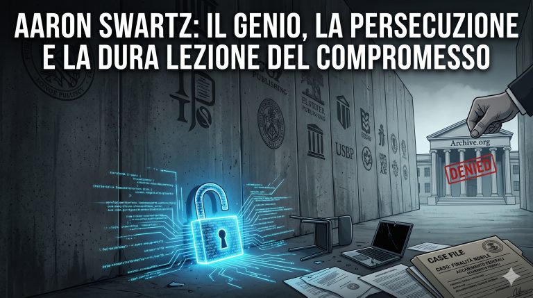 Il sistema non perdona: Il caso Swartz, Archive.org e l’intoccabilità dei giganti