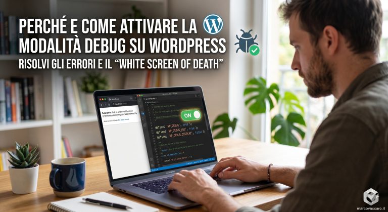 Perché e come attivare la modalità debug su wordpress