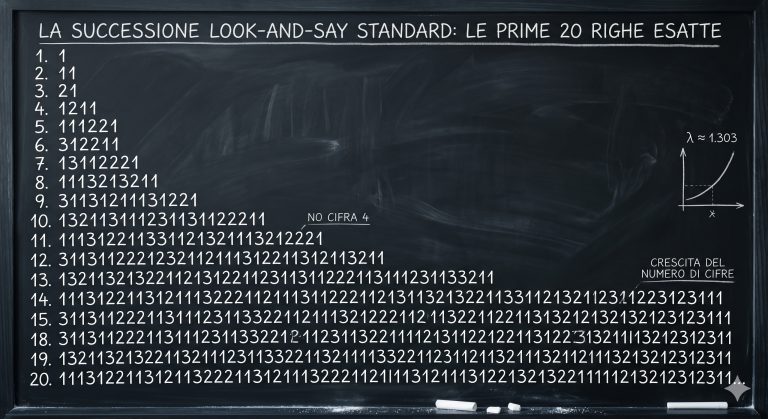 Oltre i numeri: La logica della successione “Look-and-Say”