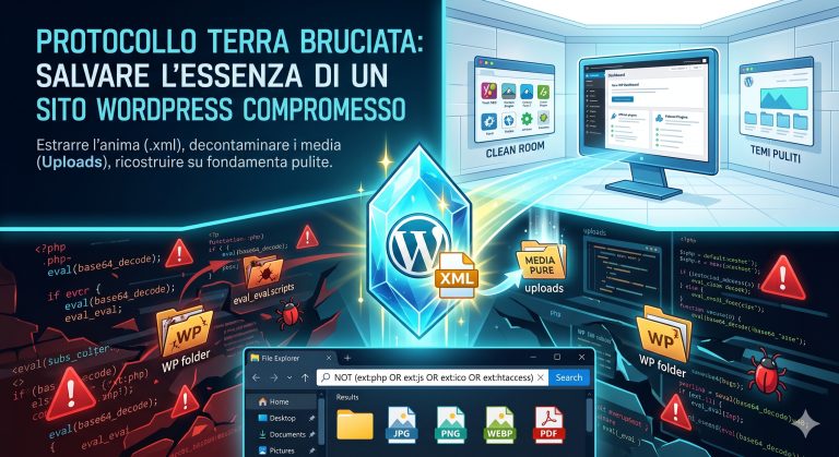Protocollo terra bruciata: estrarre l’essenza di un sito WordPress compromesso