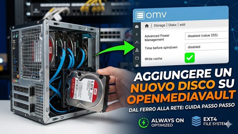 Dal Ferro alla Rete: Guida Definitiva per Aggiungere un Nuovo Disco su OpenMediaVault