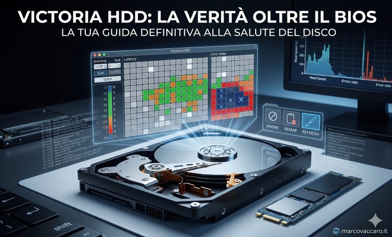 Victoria hdd e s.m.a.r.t.: la verità oltre l’astrazione del sistema operativo