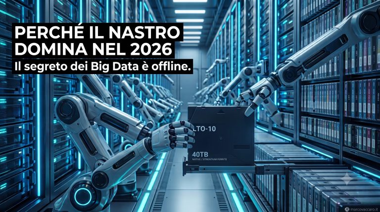 Perché nel 2026 i tuoi dati girano ancora su bobina