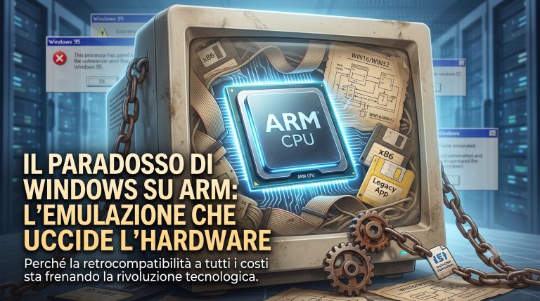 Il suicidio logico di Windows su Arm: perché l’emulazione ucciderà l’hardware
